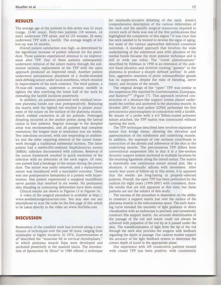 Aesthetic Surgery Journal Volume 32, Issue 1, Jan 2012