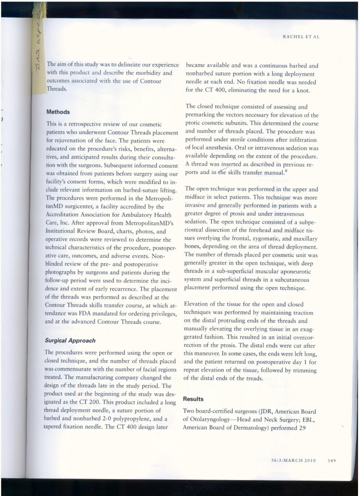 Dermatologic Surgery Volume 36 number 3 March 2010