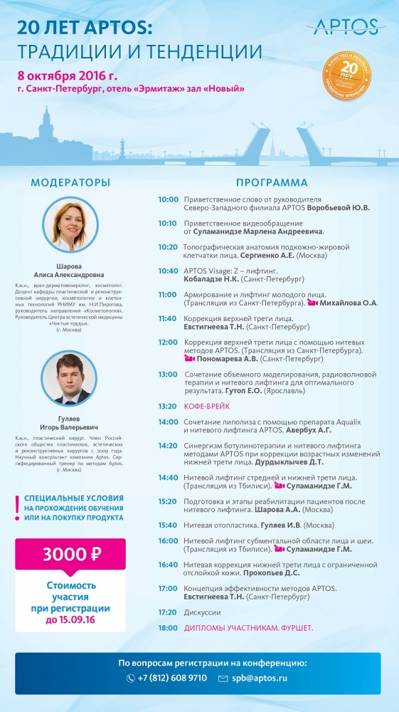 20 лет APTOS: традиции и тенденции 