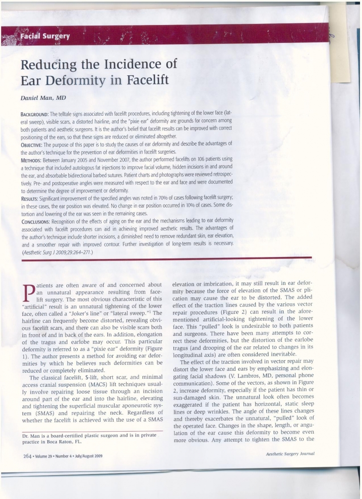 Aesthetic Surgery Journal Volume 29 Issue 4 July -August 2009