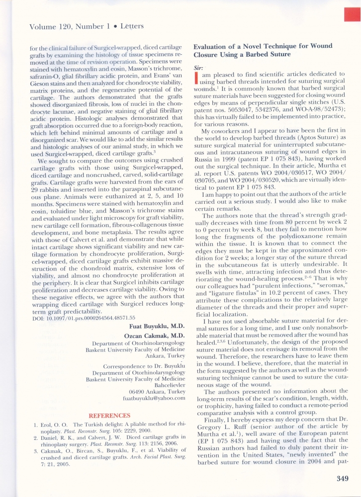 Plastic and reconstructive surgery Volume 120 number 1 Jul 2007